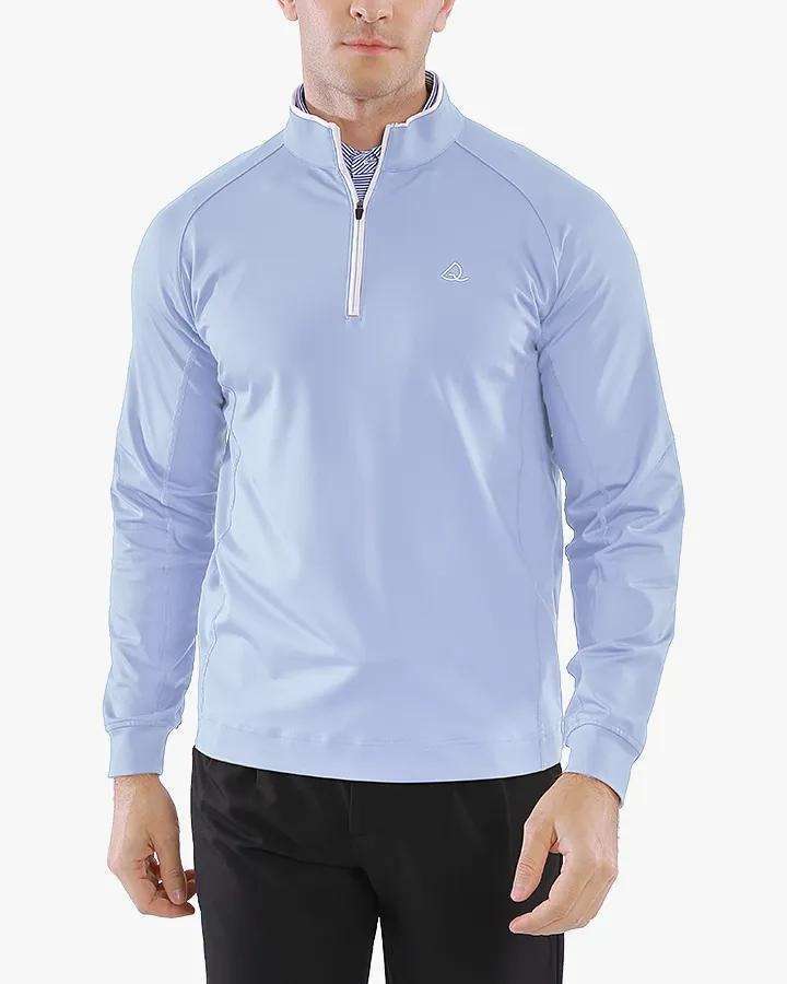 Sky Blue Performance Quarter Zip