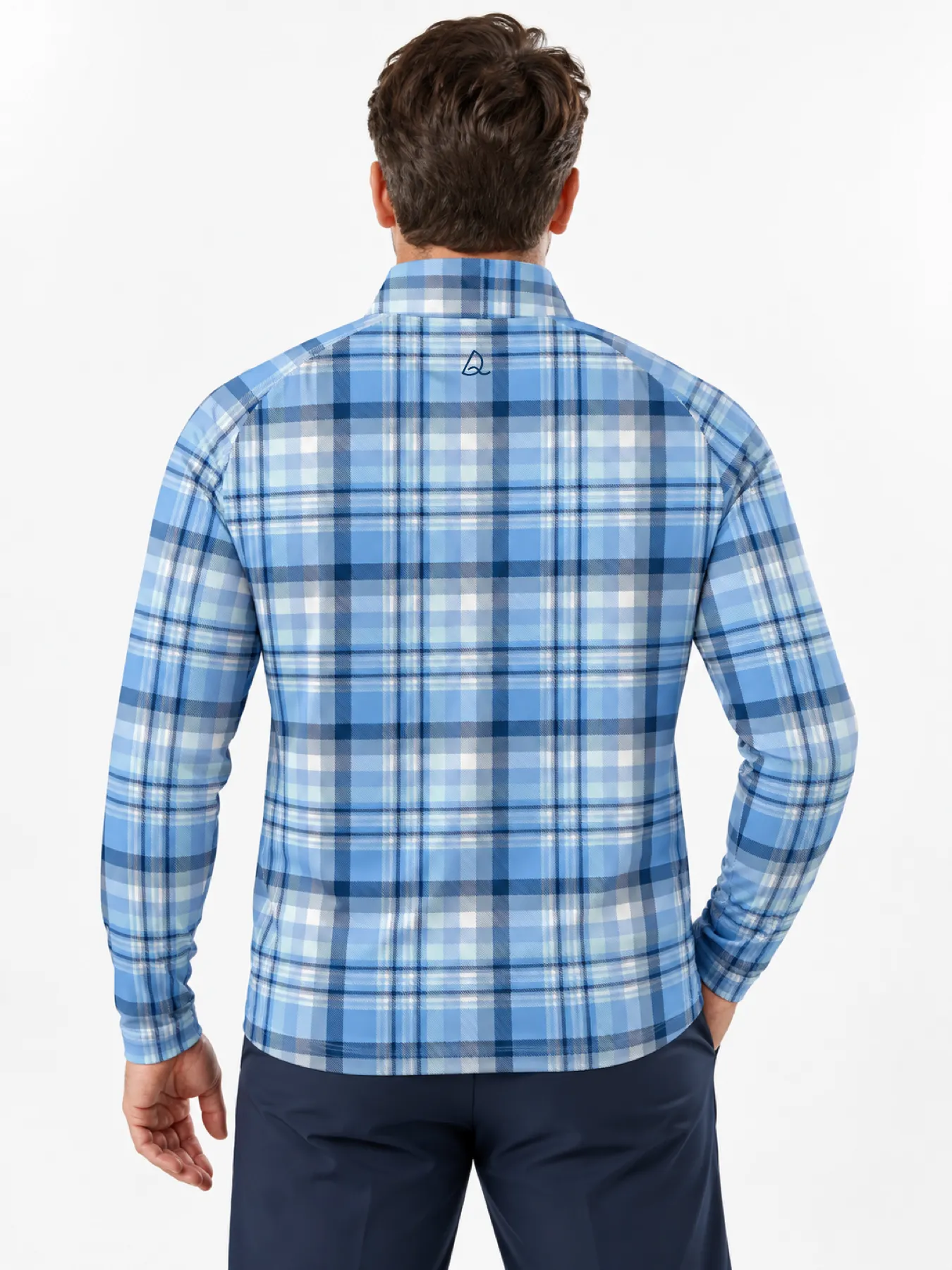 Skyline Check Quarter Zip