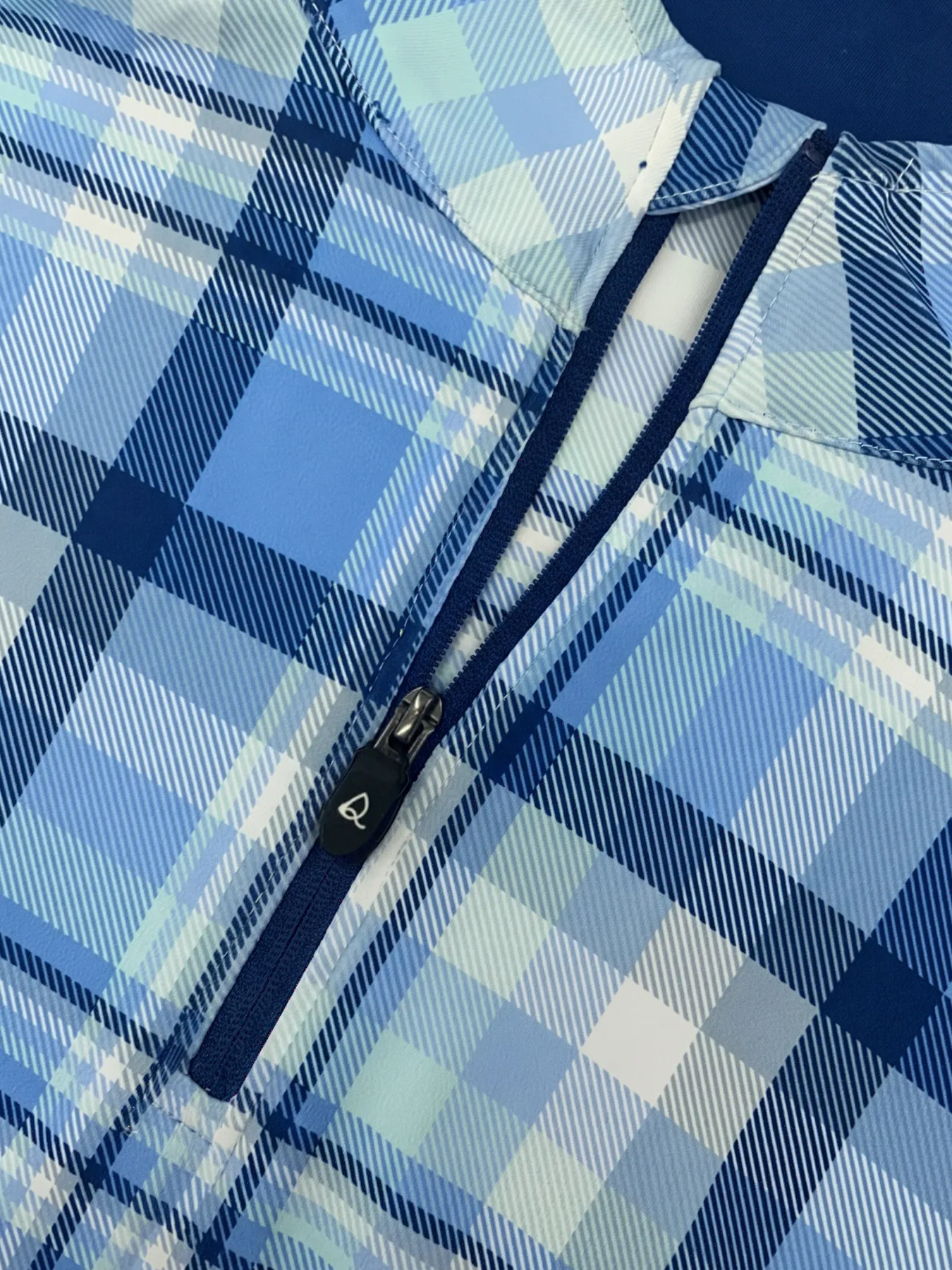 Skyline Check Quarter Zip