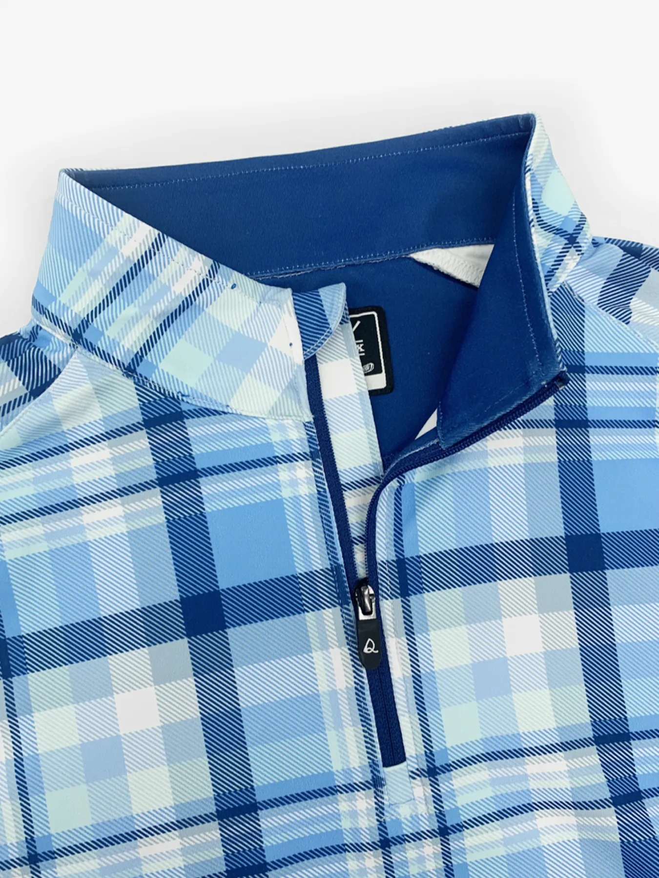 Skyline Check Quarter Zip - Deolax