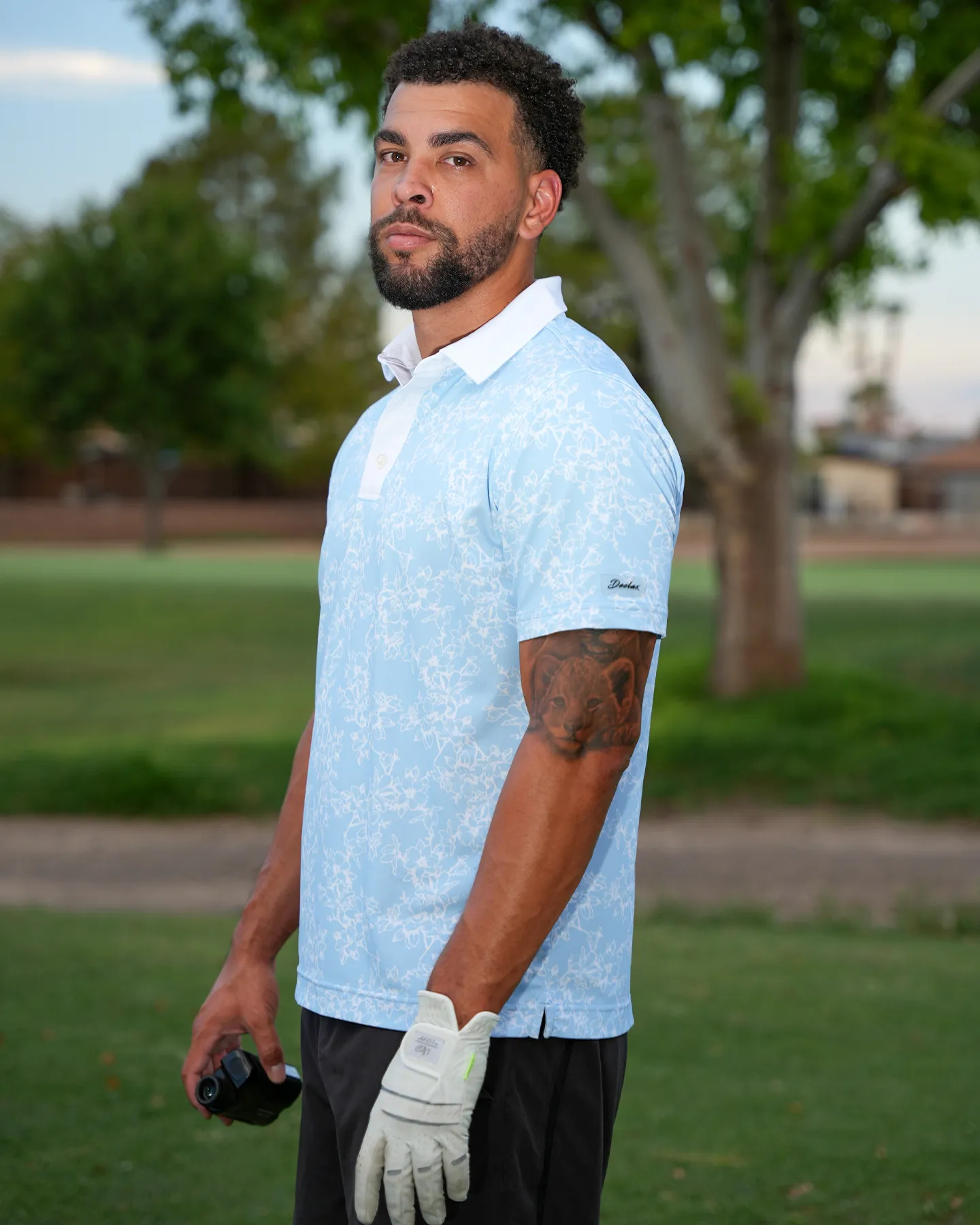 Southern Tide Island Blooms Pique Polo