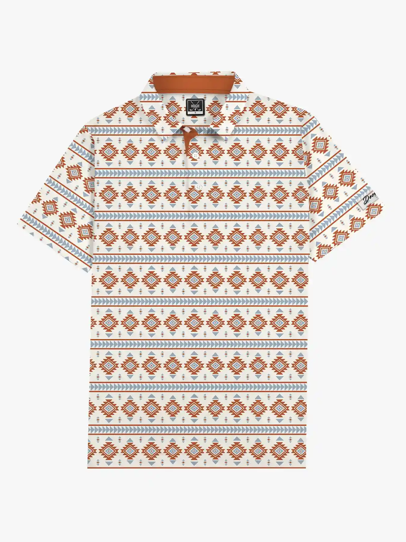 Southwest Men's Aztec Polo Shirt - Deolax