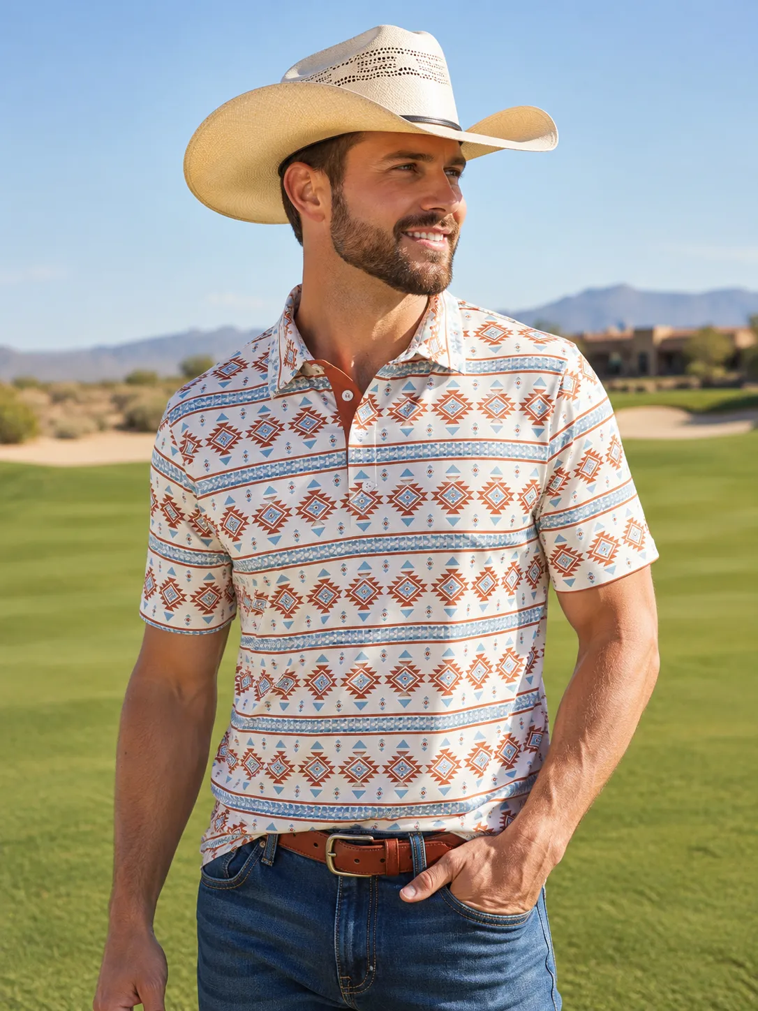 Southwest Aztec Polo