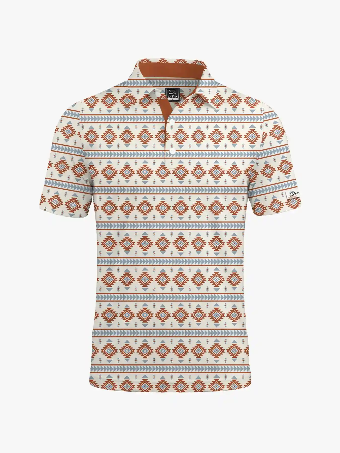 Southwest Men's Aztec Polo Shirt - Deolax