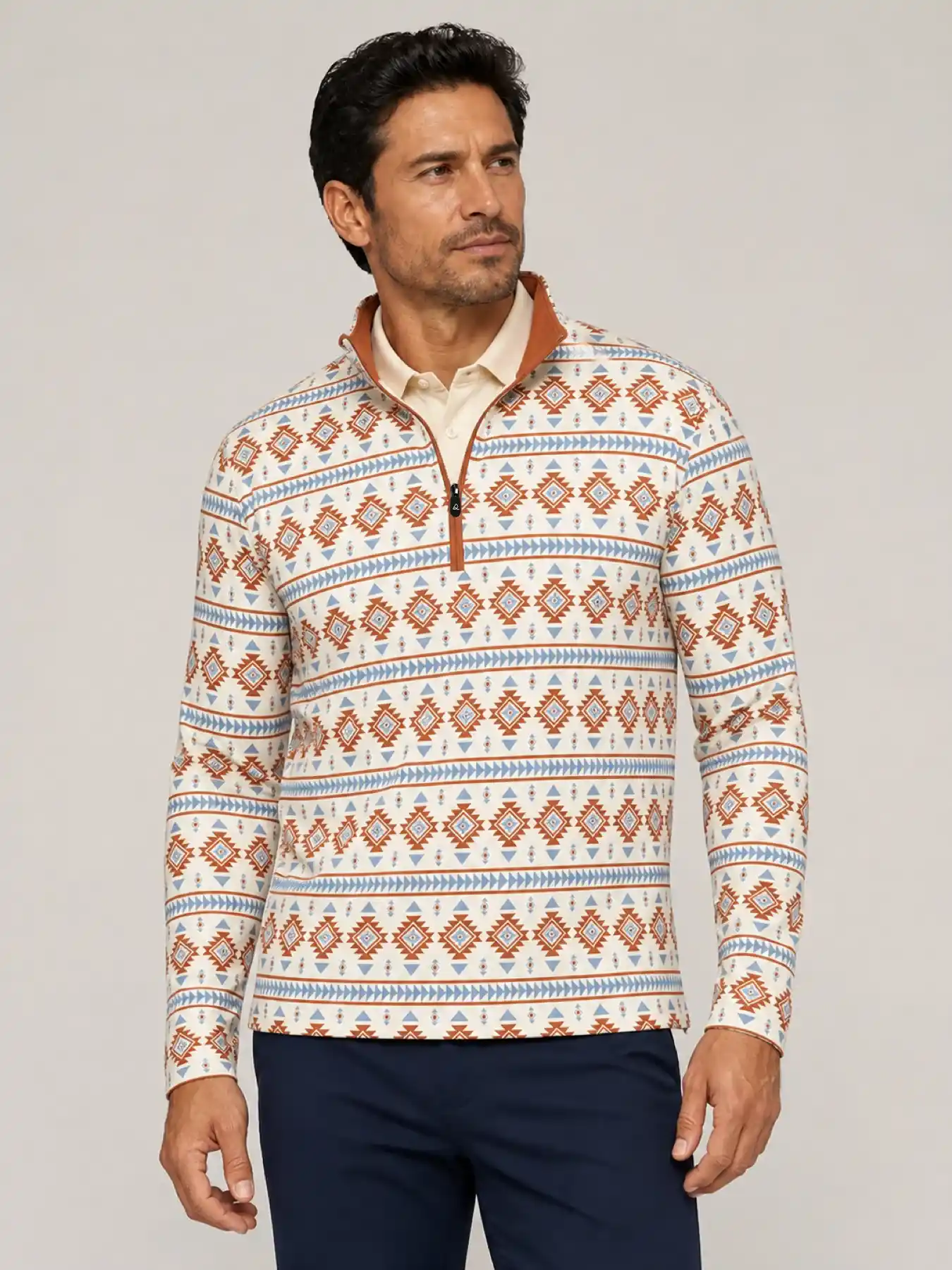 Southwest Aztec Quarter Zip