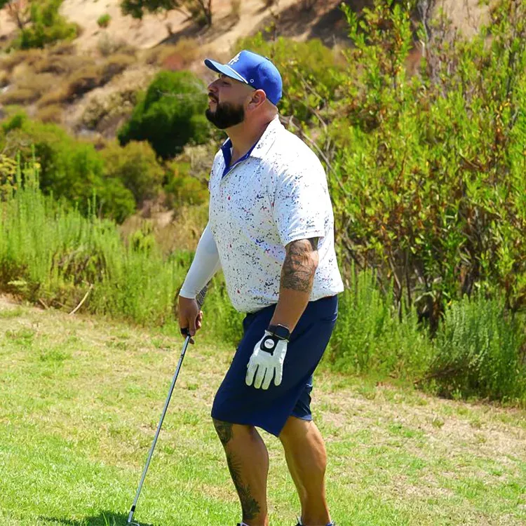 Splatter Print Polo - Deolax