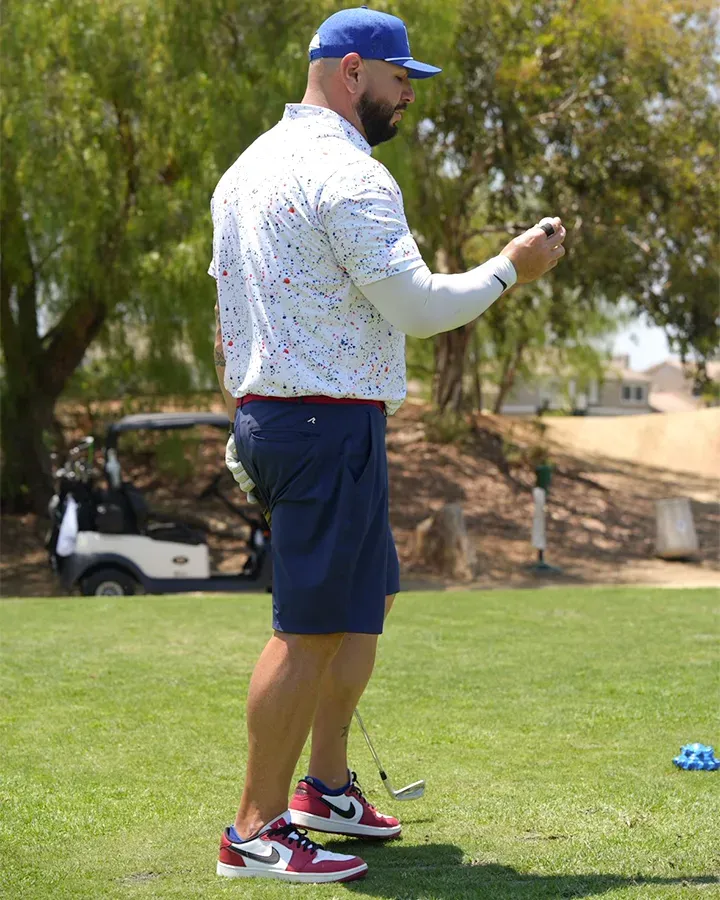 Splatter Print Polo - Deolax