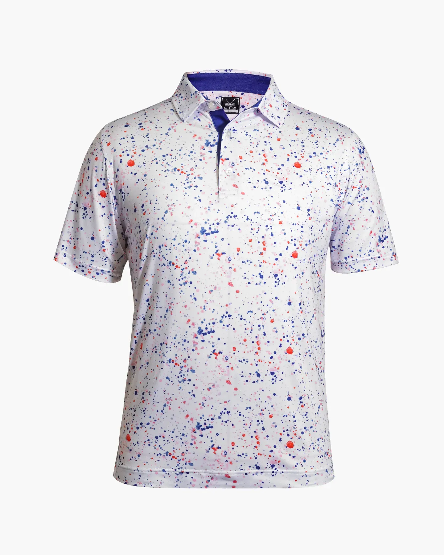 Splatter Print Polo
