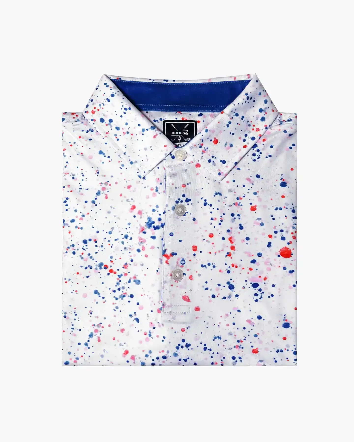 Splatter Print Polo