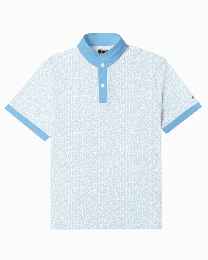 Stand Collar Bunny Hearts Polo - Deolax