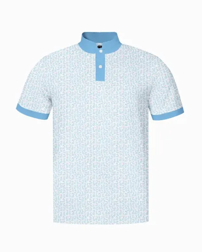 Stand Collar Bunny Hearts Polo - Deolax