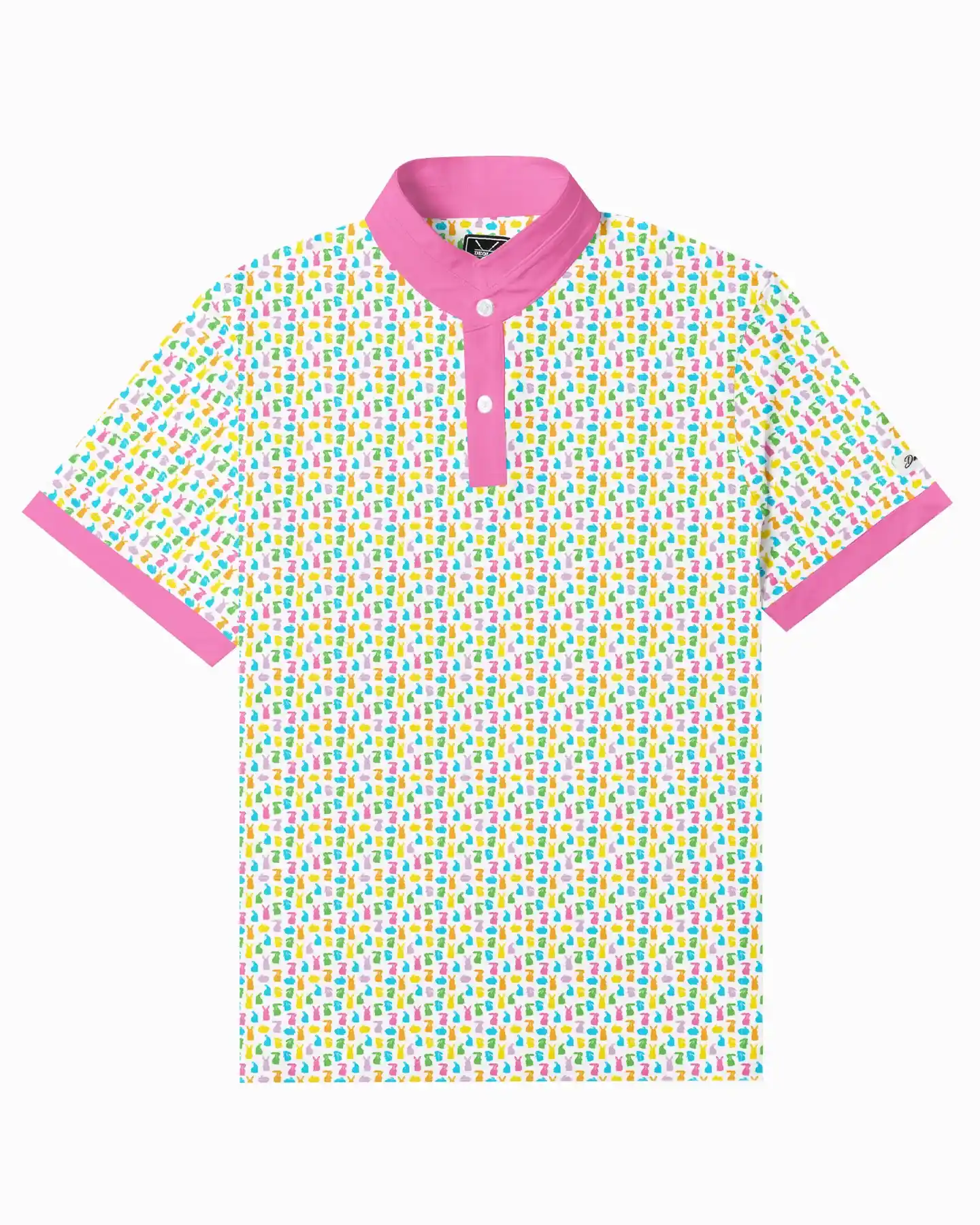 Stand Collar Bunny Hops Polo - Deolax
