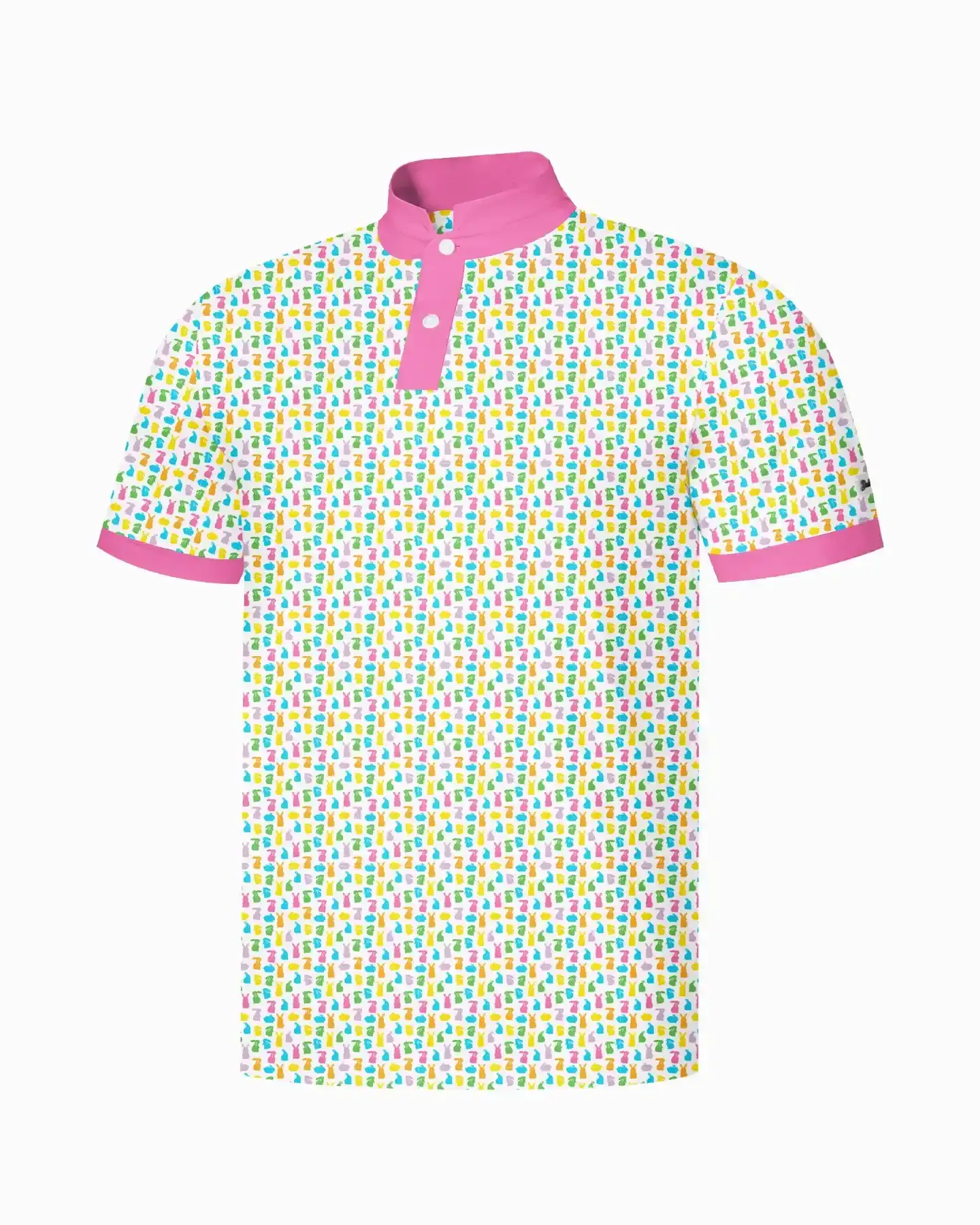 Stand Collar Bunny Hops Polo - Deolax