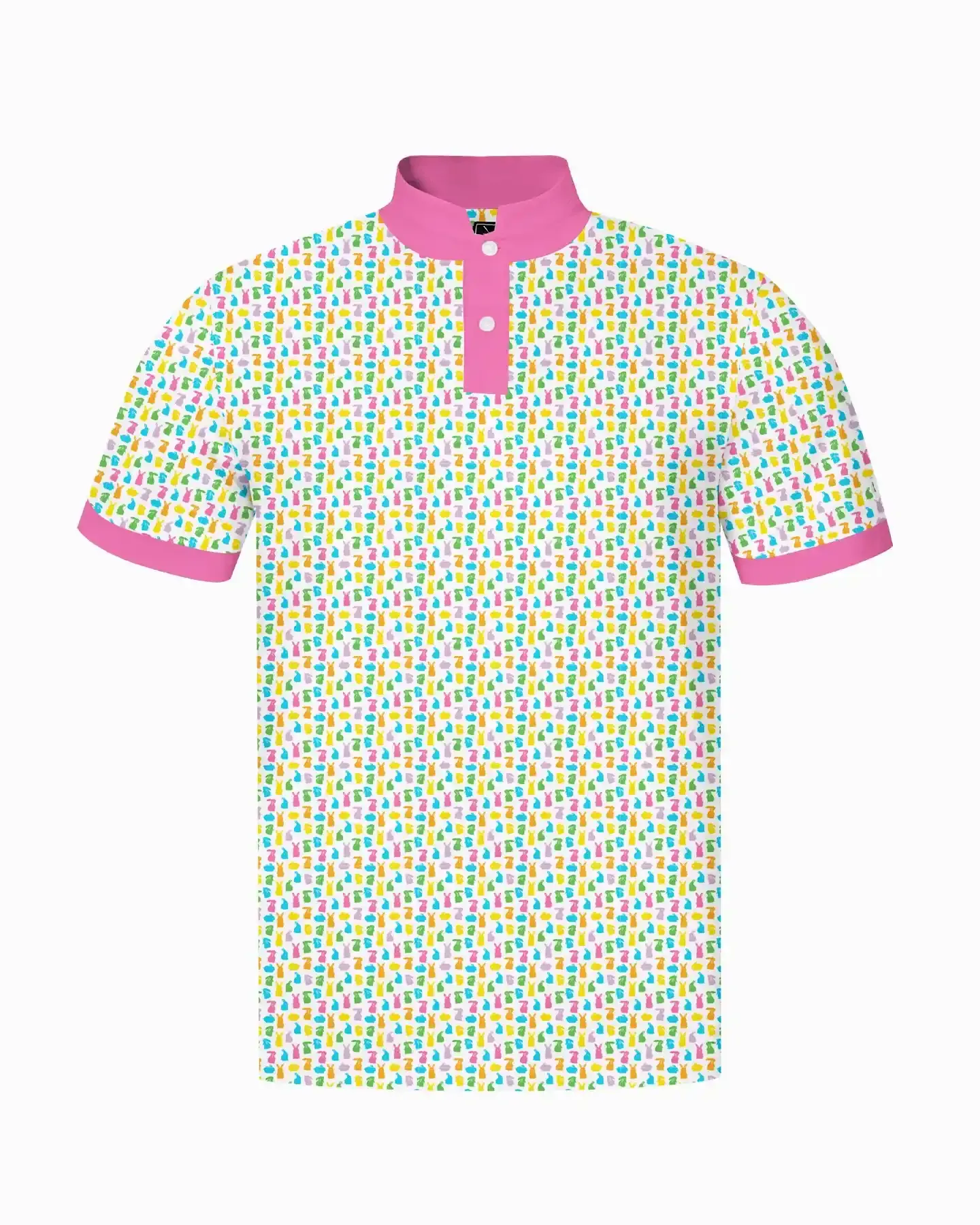 Stand Collar Bunny Hops Polo - Deolax
