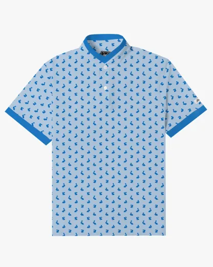 Stand Collar Fairway Hare Polo - Deolax