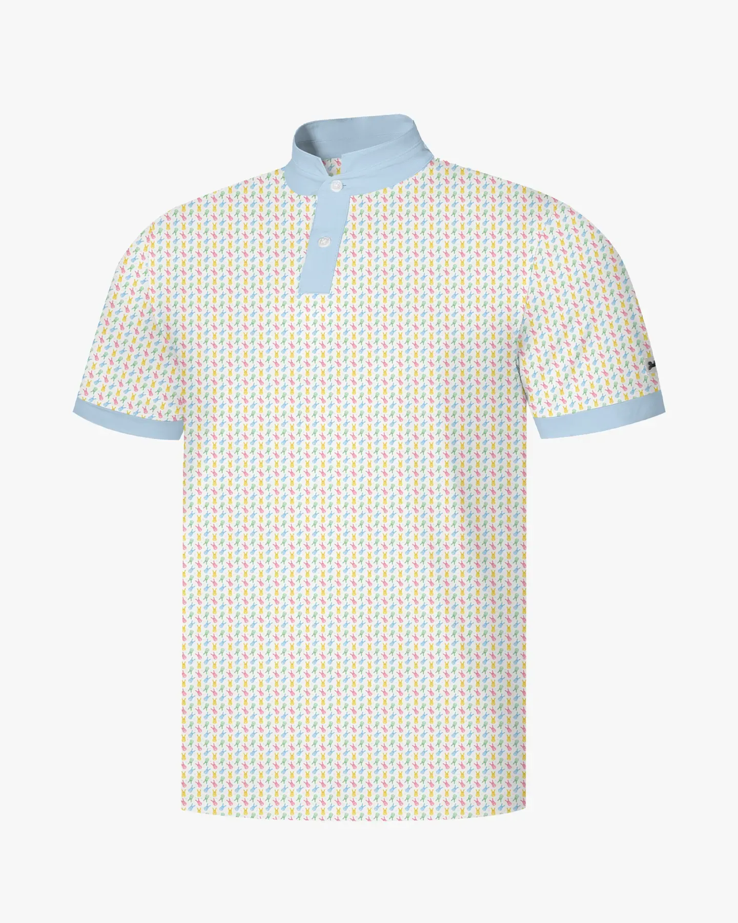 Stand Collar Hoppy Hour Polo
