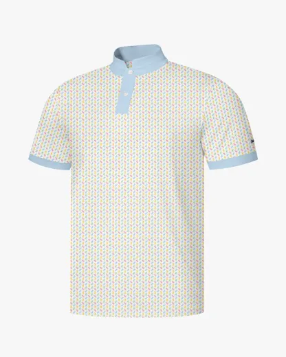Stand Collar Hoppy Hour Polo