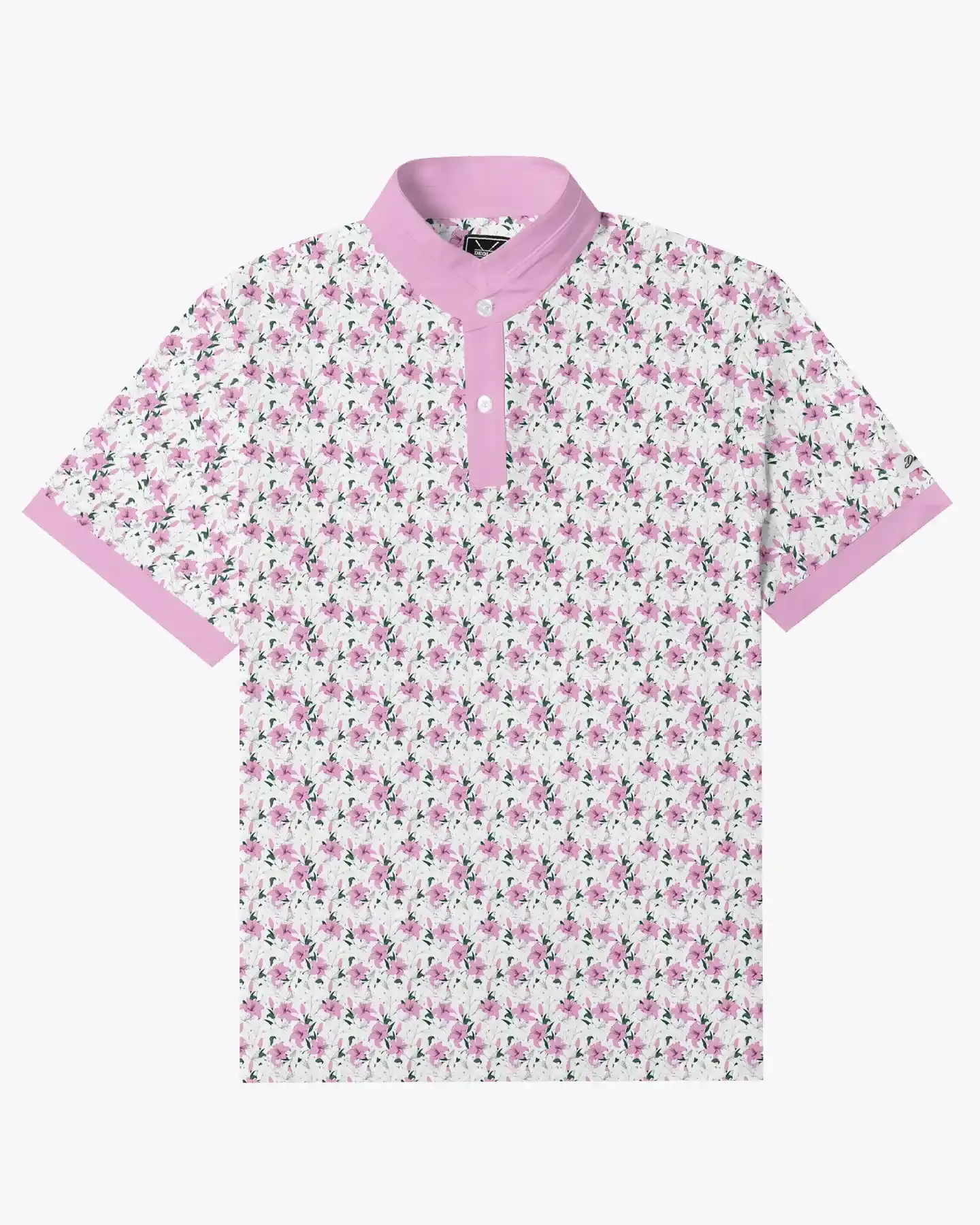 Stand Collar Sunday Bloom Polo - Deolax