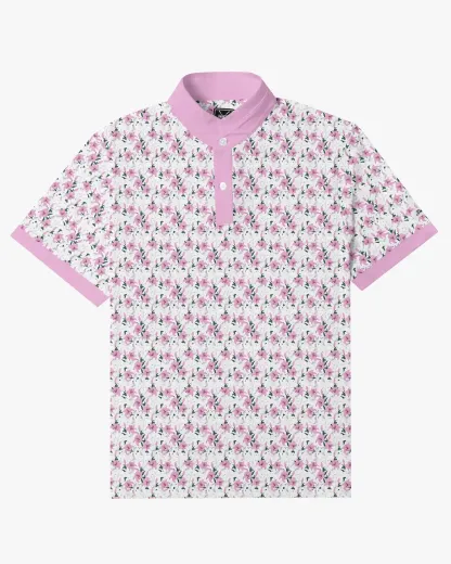 Stand Collar Sunday Bloom Polo - Deolax