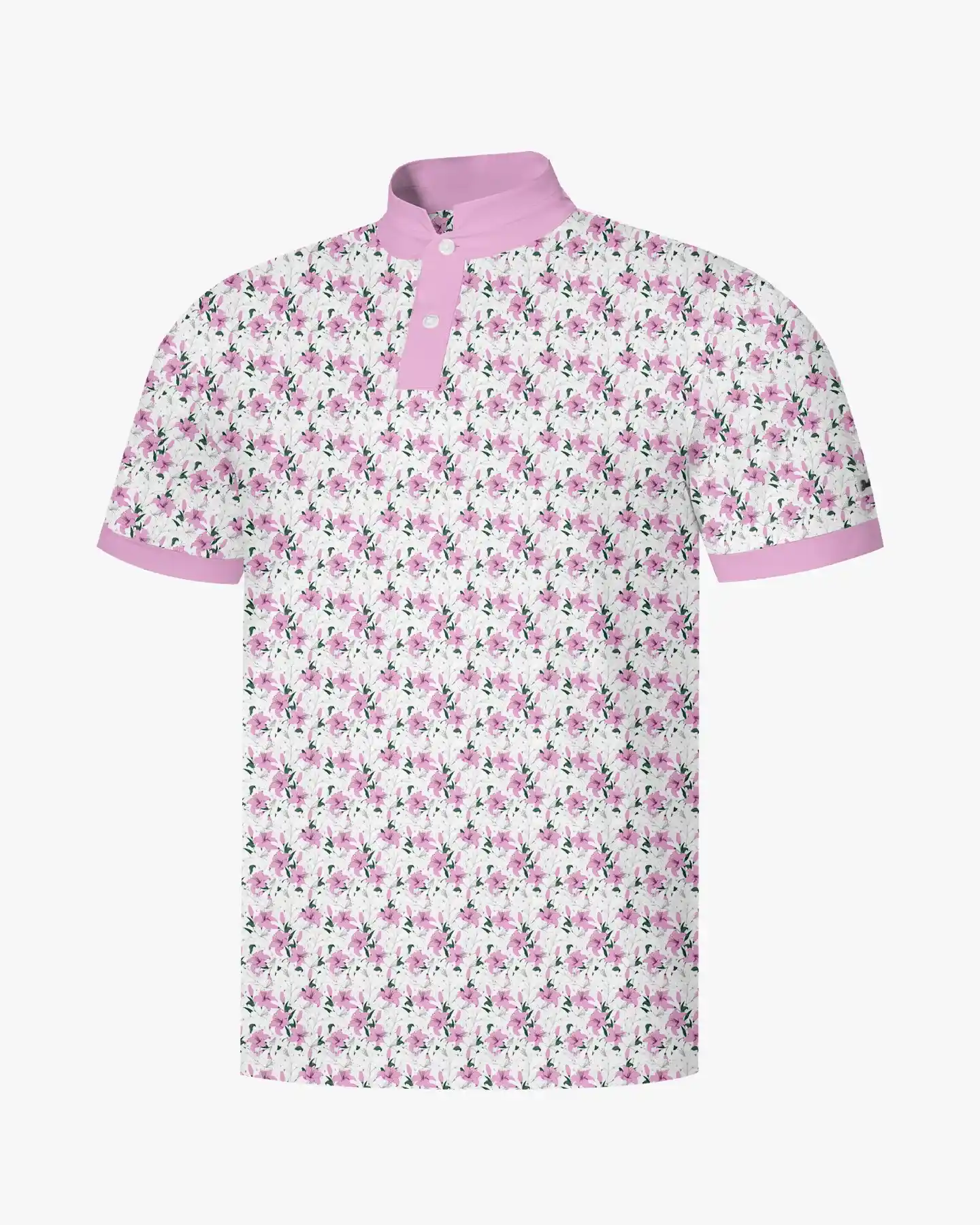 Stand Collar Sunday Bloom Polo - Deolax
