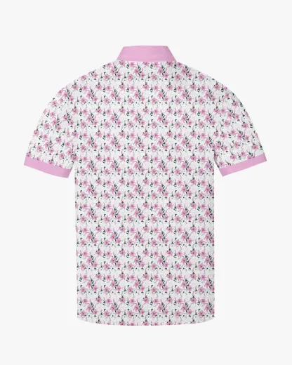 Stand Collar Sunday Bloom Polo - Deolax