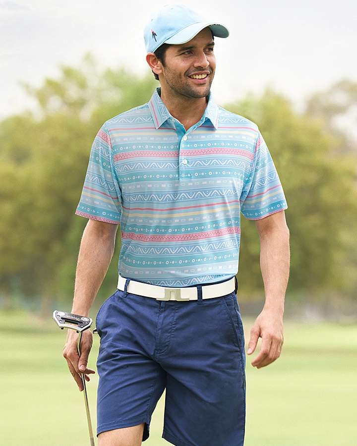 Striped Spectrum Polo