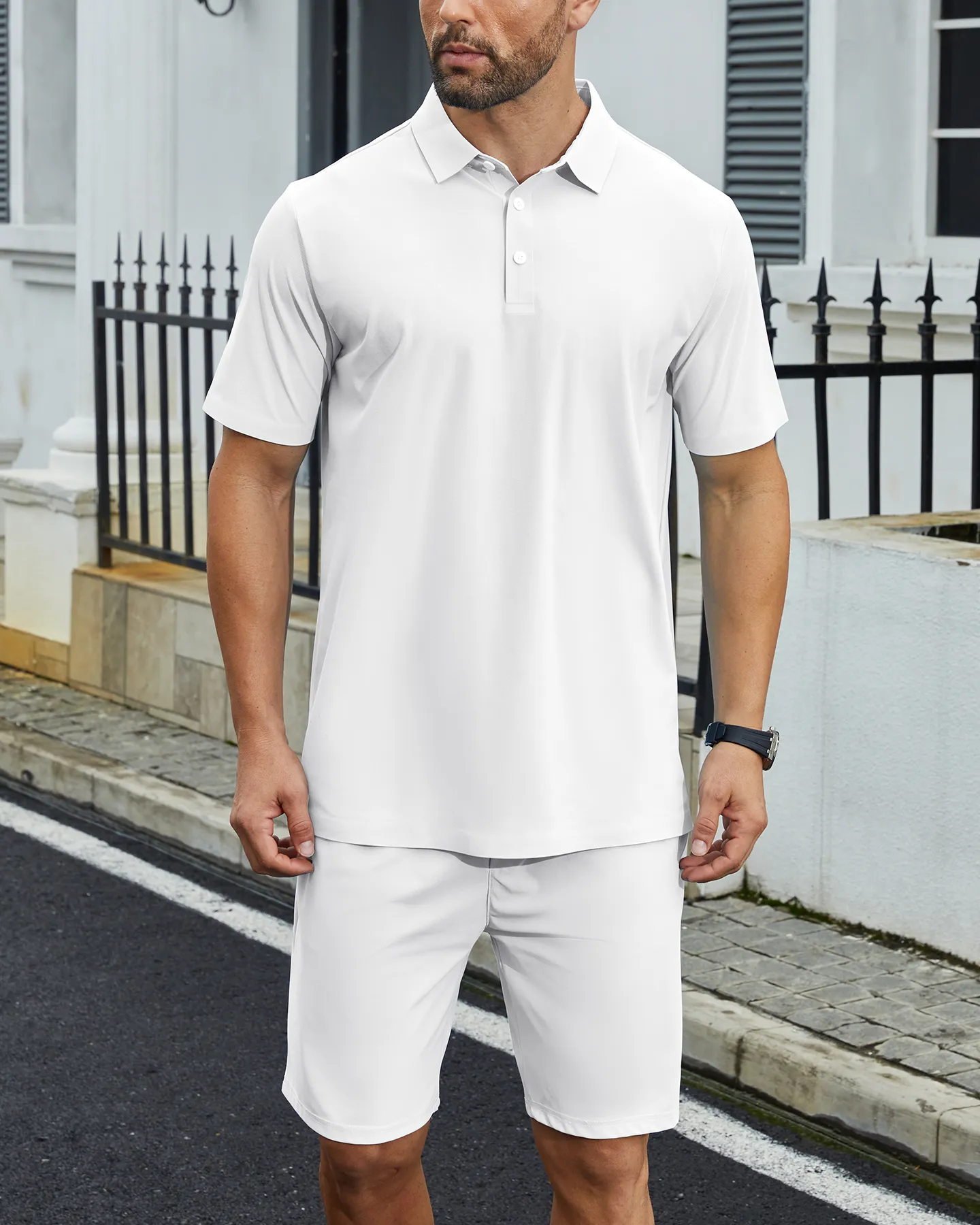 Summer 2-Piece Set Polo (Shirt + Shorts) – Deolax 