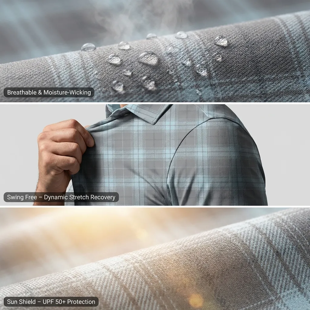 Tartan Polo fabric - Deolax