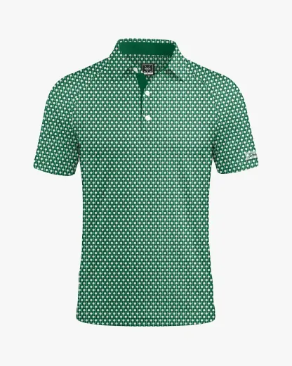 Tee Off Green Polo - Deolax