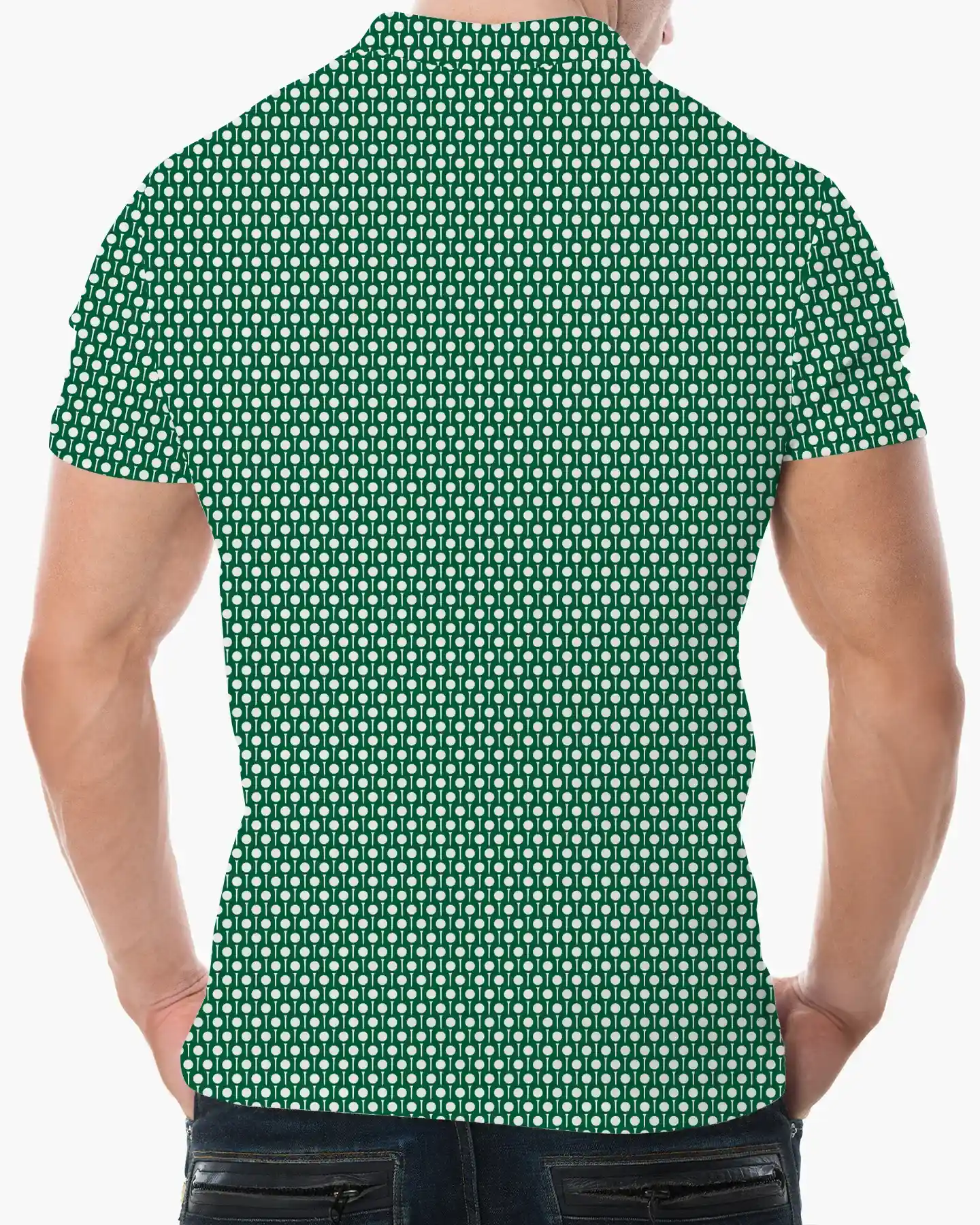 Tee Off Green Polo - Deolax