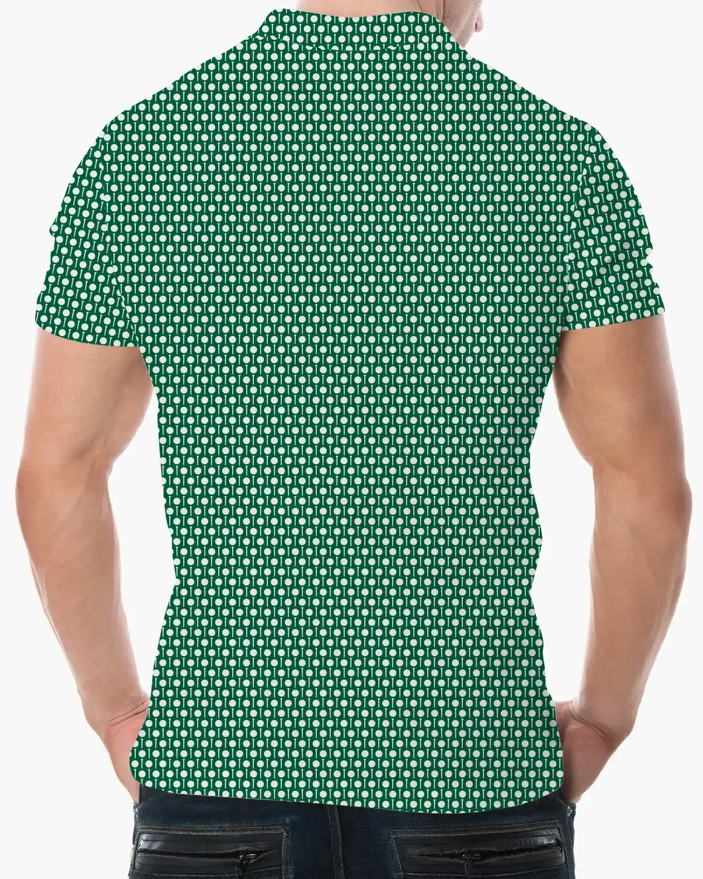 Tee Off Green Polo - Deolax