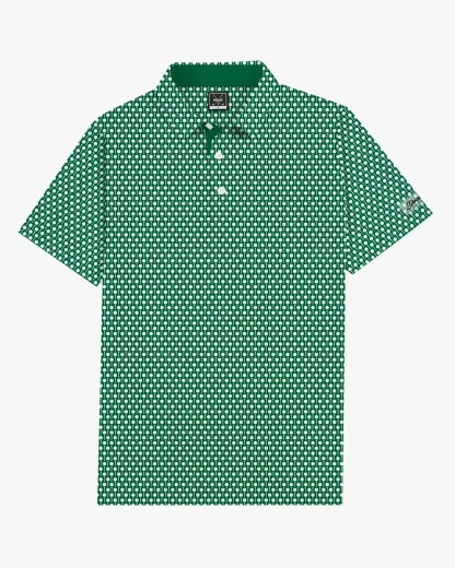 Tee Off Green Polo - Deolax