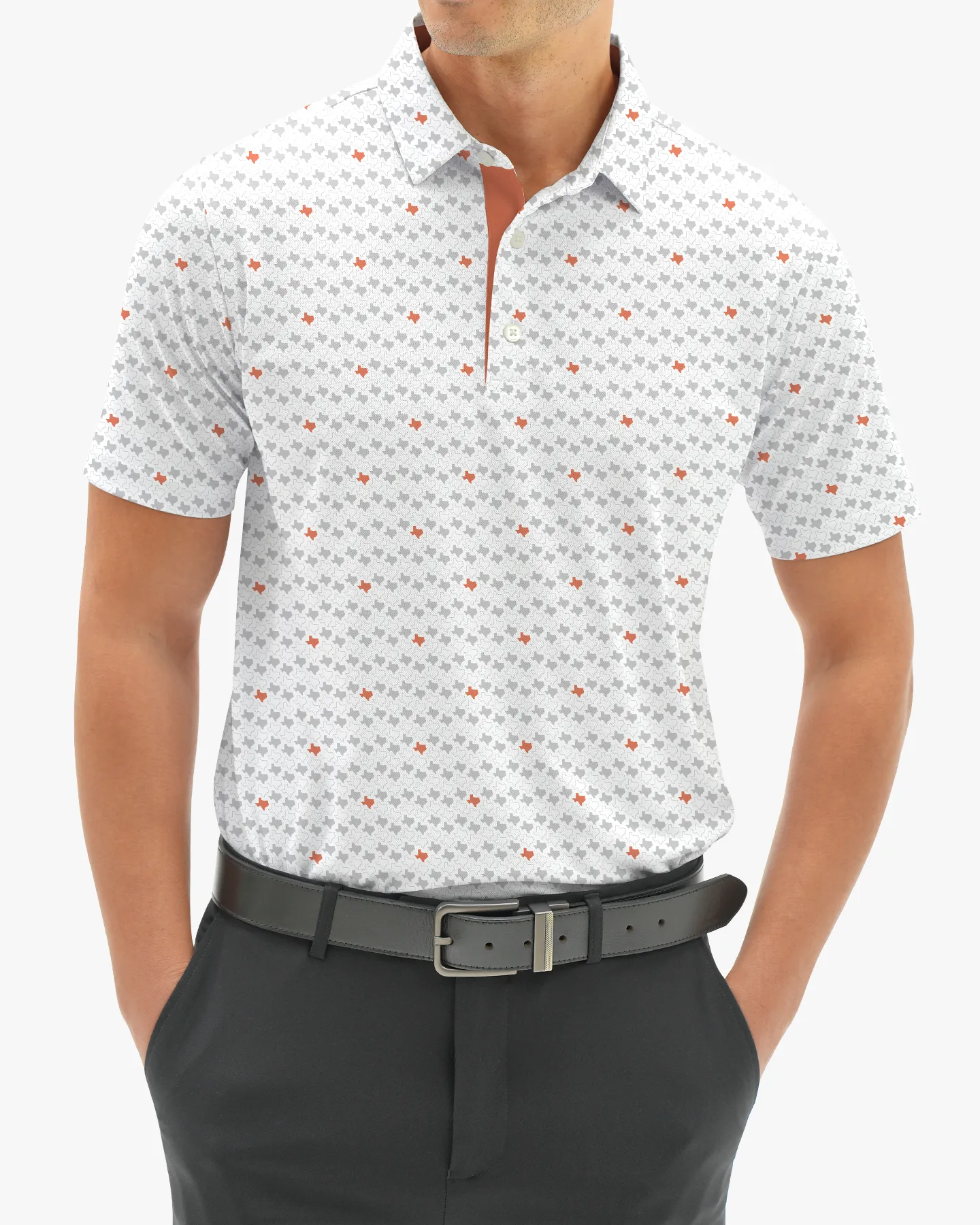 Texans Polo in White- Deolax