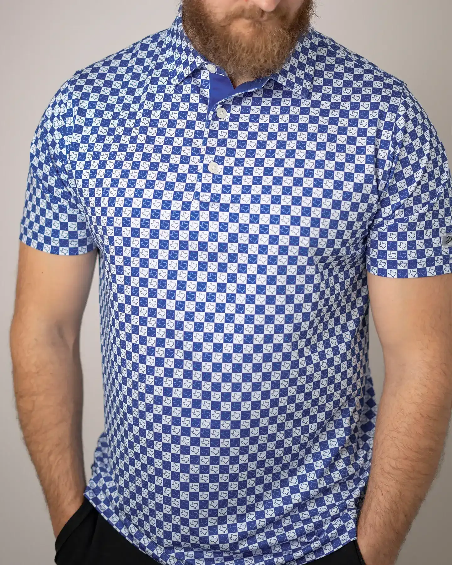 Texas Checkers Polo