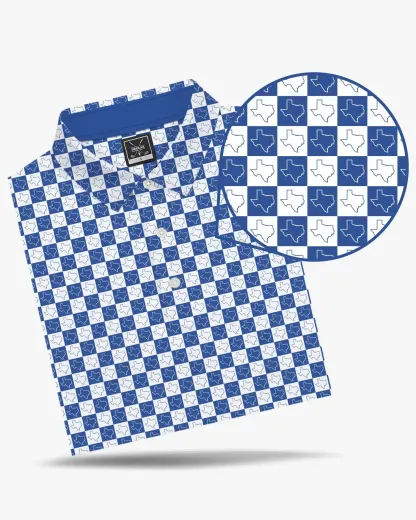 Texas Checkers Polo