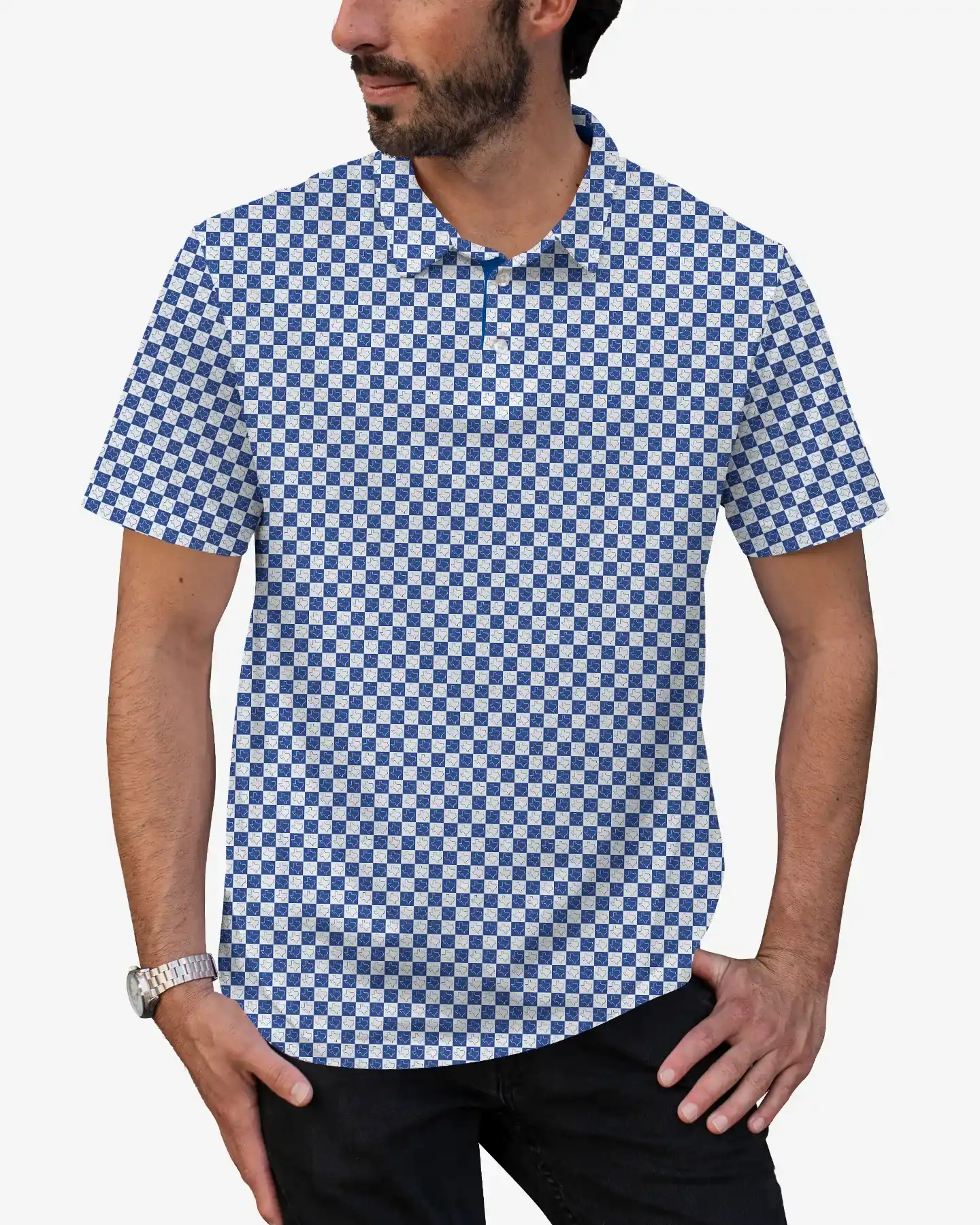 Texas Checkers Polo