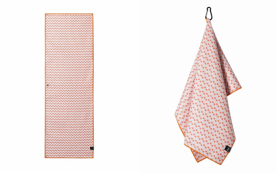 Texas Orange Golf Towel