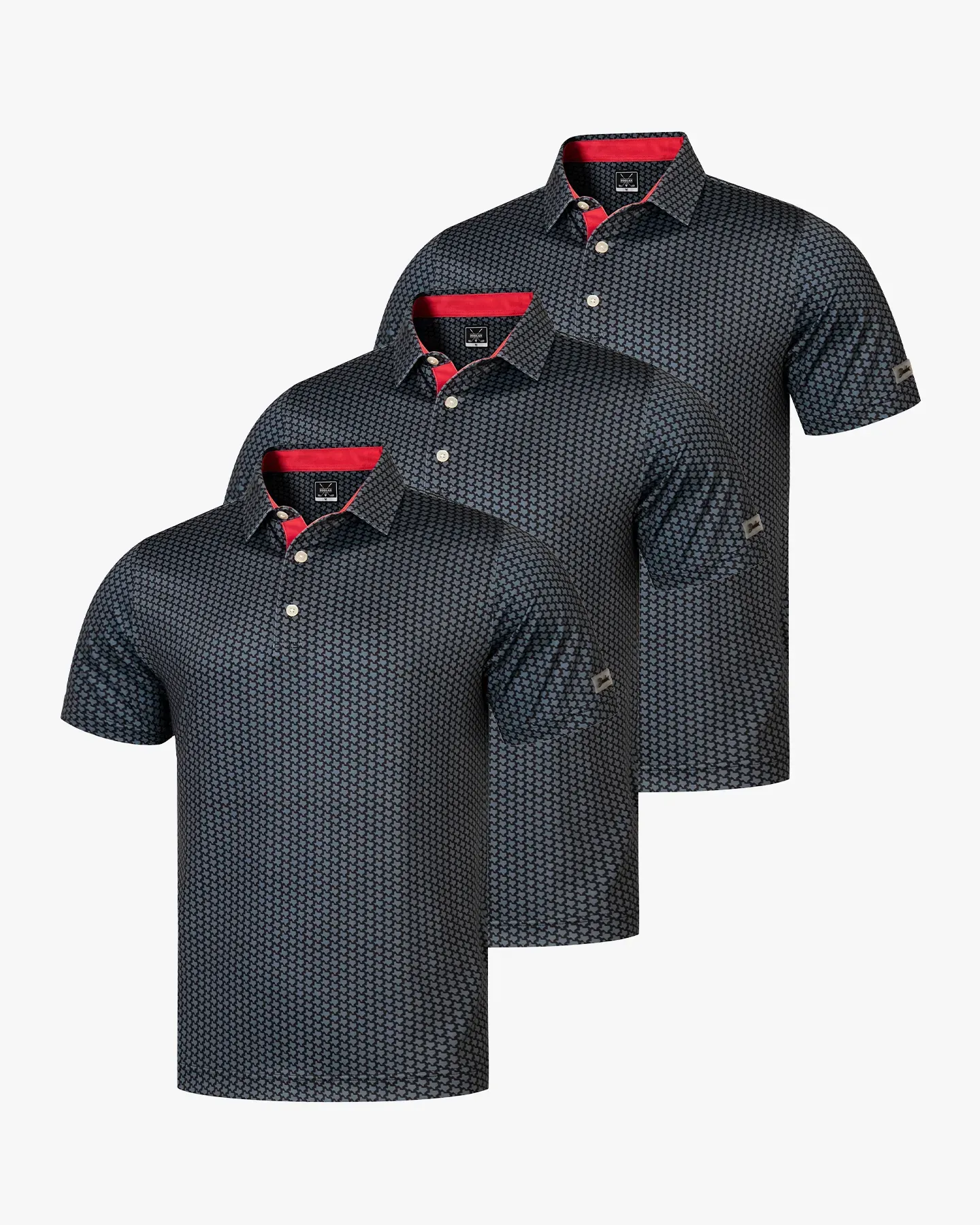 Texas Polo - Black 3-Pack - Deolax