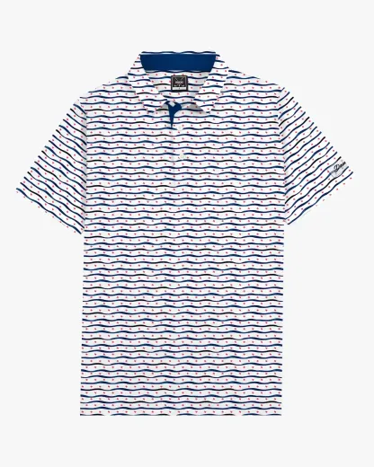 Texas Pride Navy Polo - Deolax