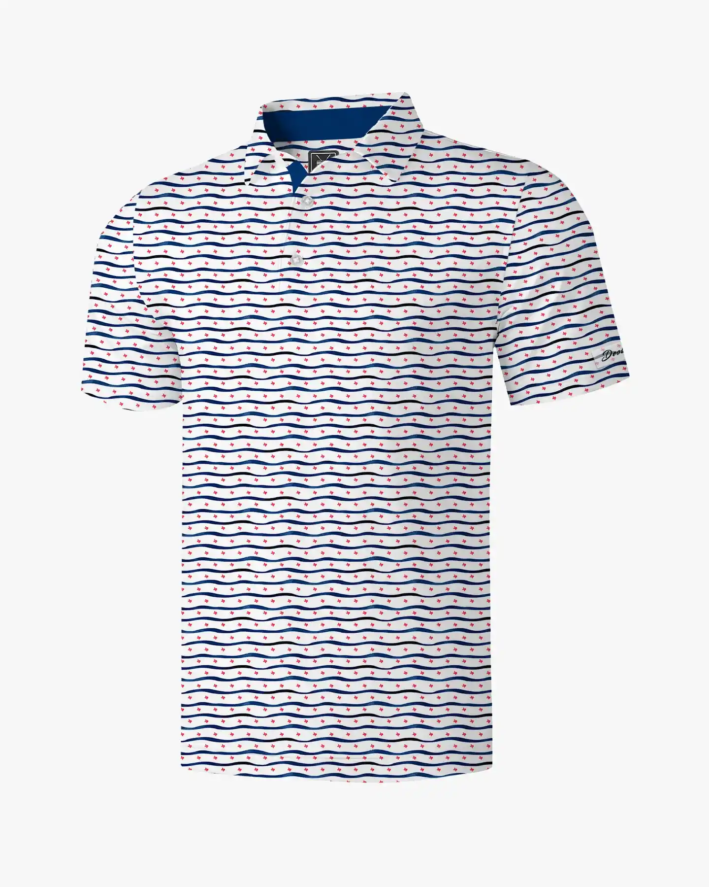 Texas Pride Navy Polo - Deolax