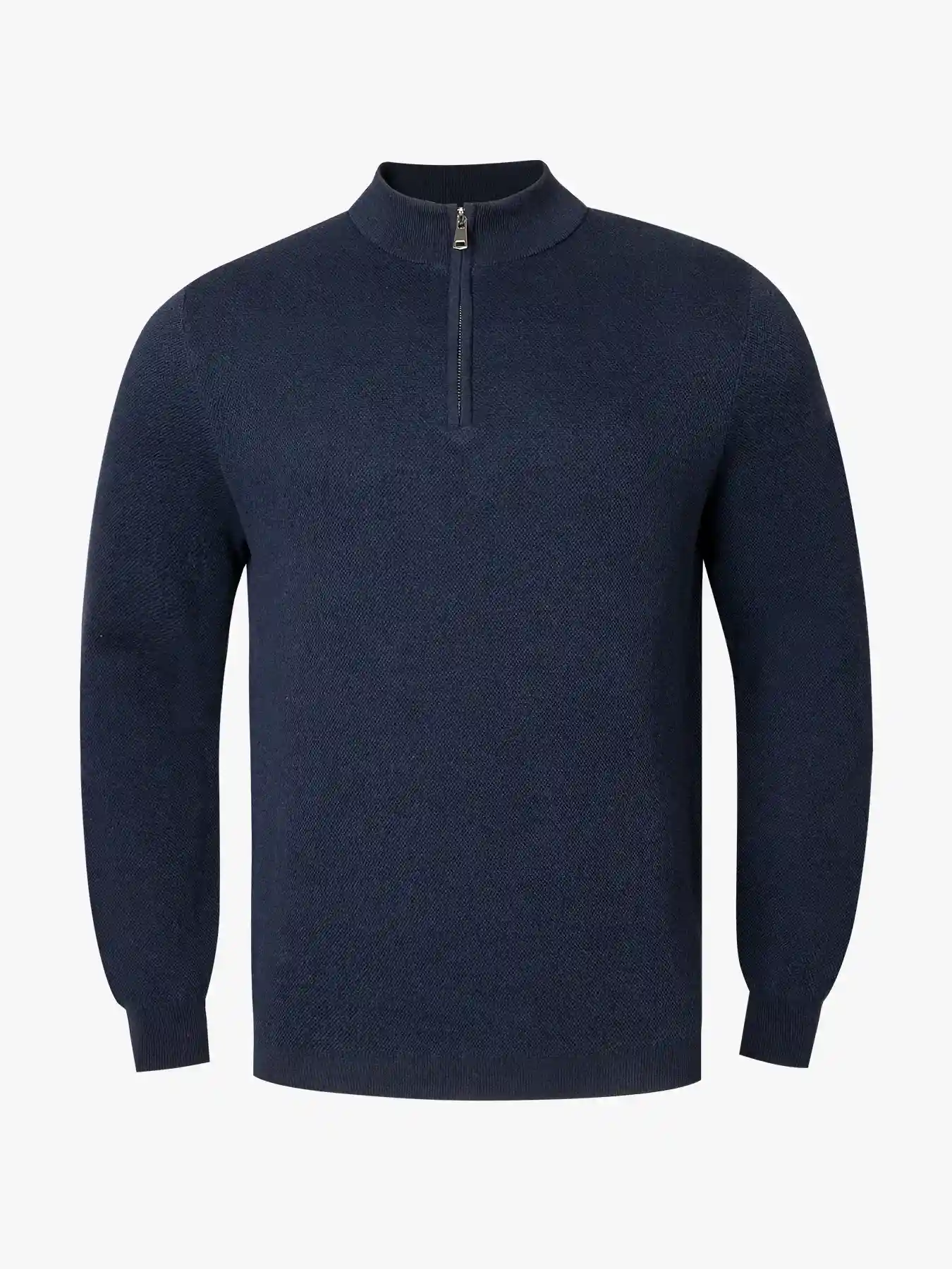 Textured Horizon Quarter Zip Sweater - Deolax