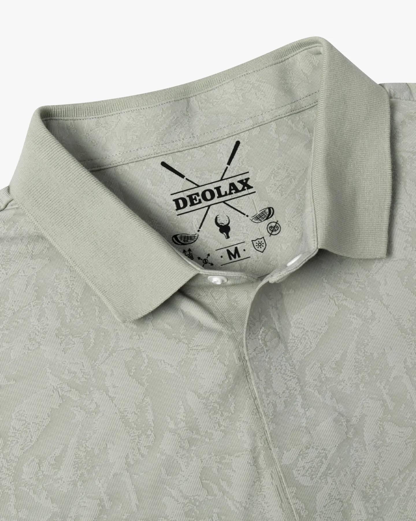 Textured Jacquard Polo - Deolax
