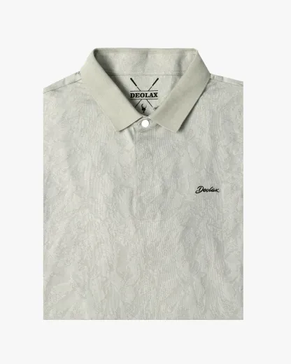 Textured Jacquard Polo - Deolax