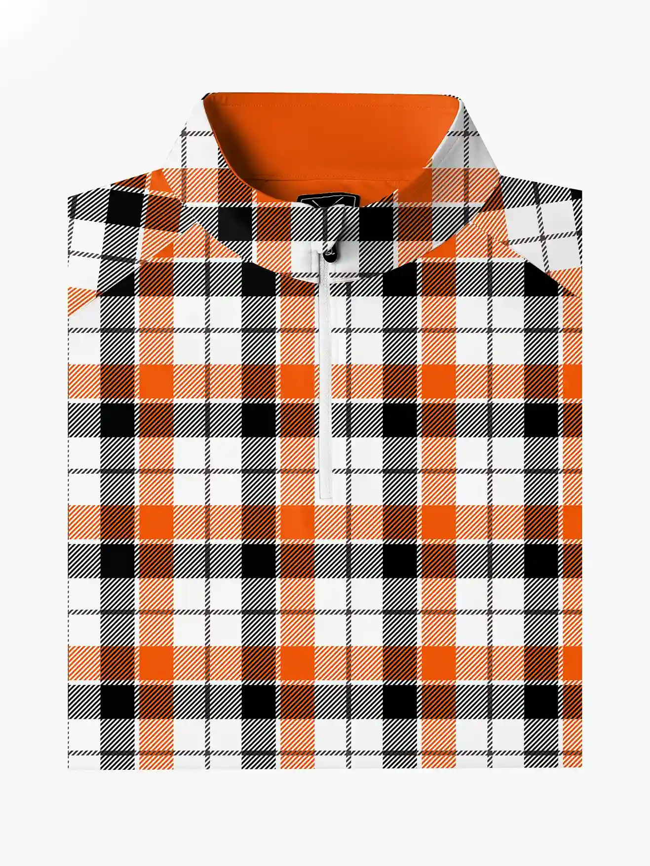 Thanksgiving Plaid Quarter Zip - Deolax