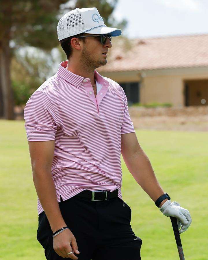 The Birdie Stripe Polo