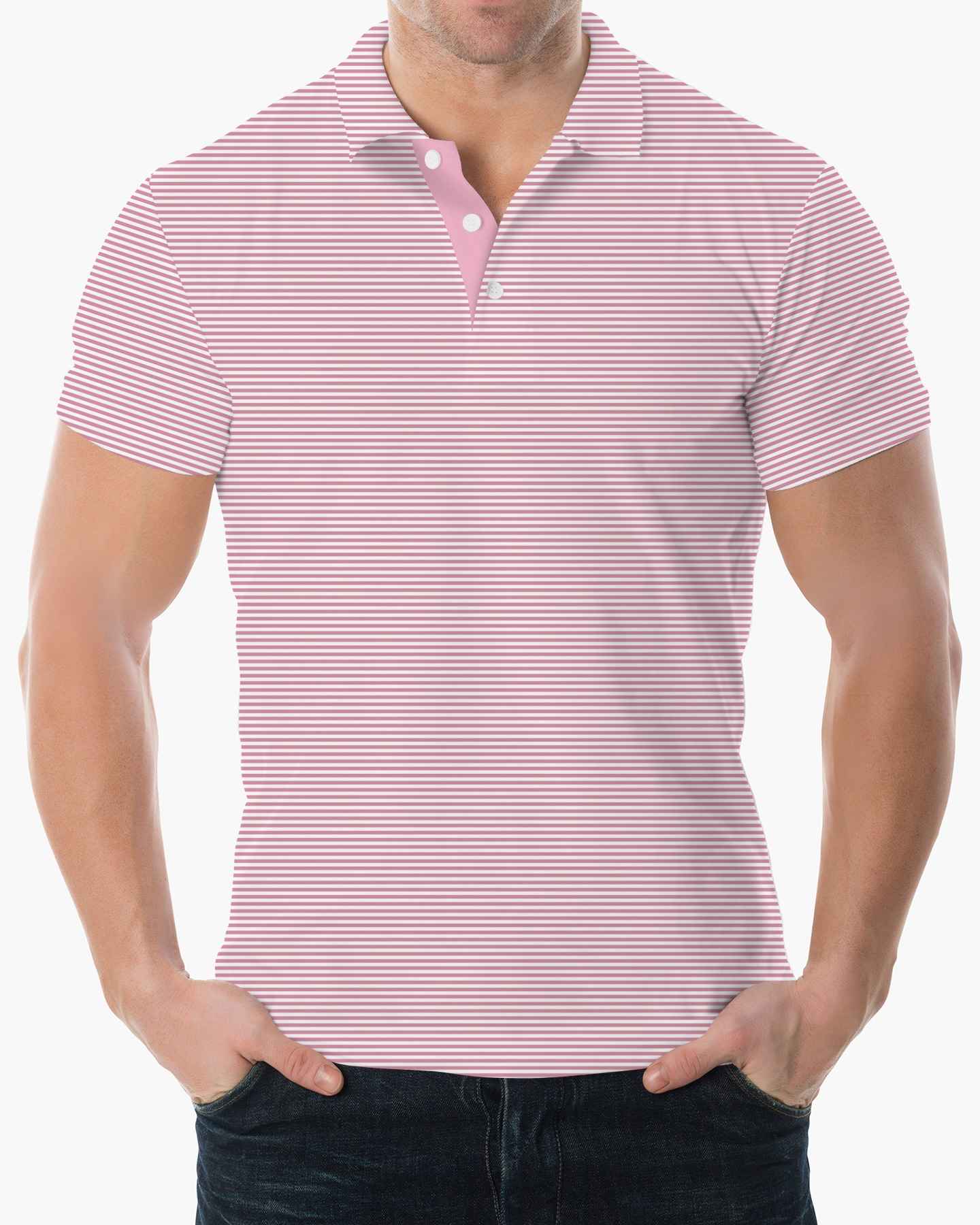 The Birdie Stripe Polo - Deolax