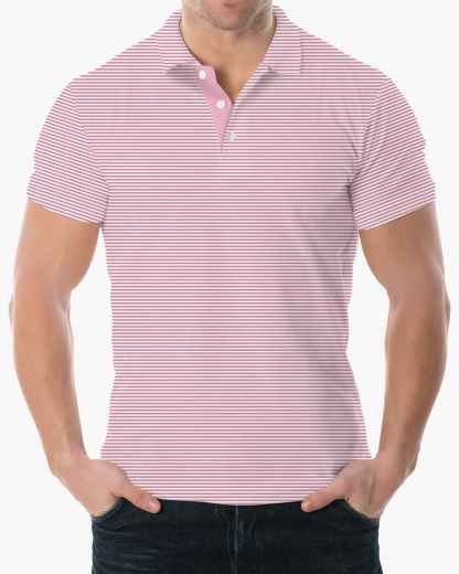 The Birdie Stripe Polo - Deolax