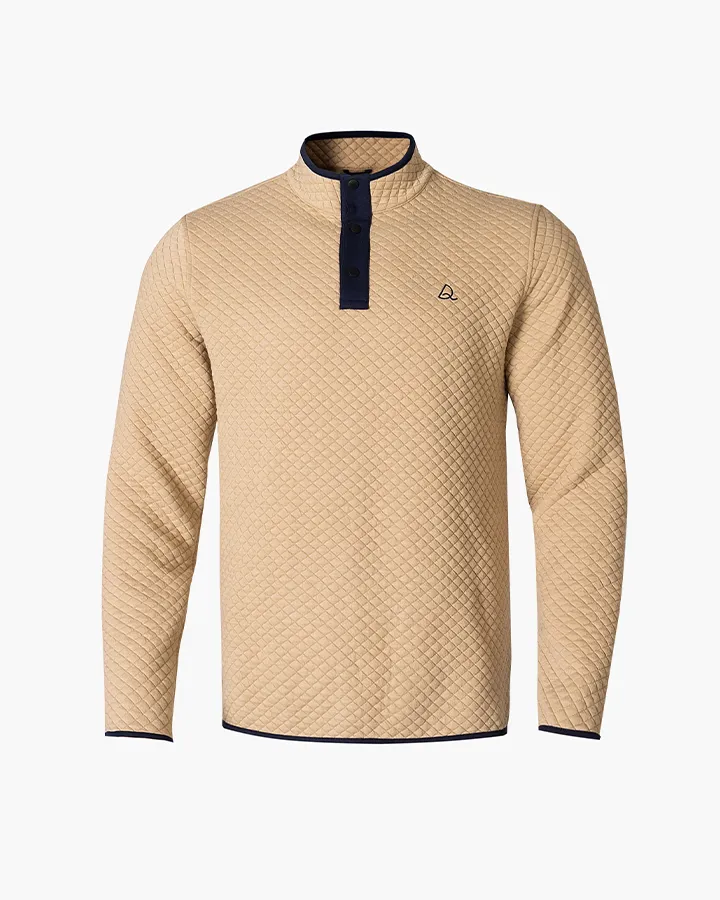 The Pullover: Diamond Quilted 