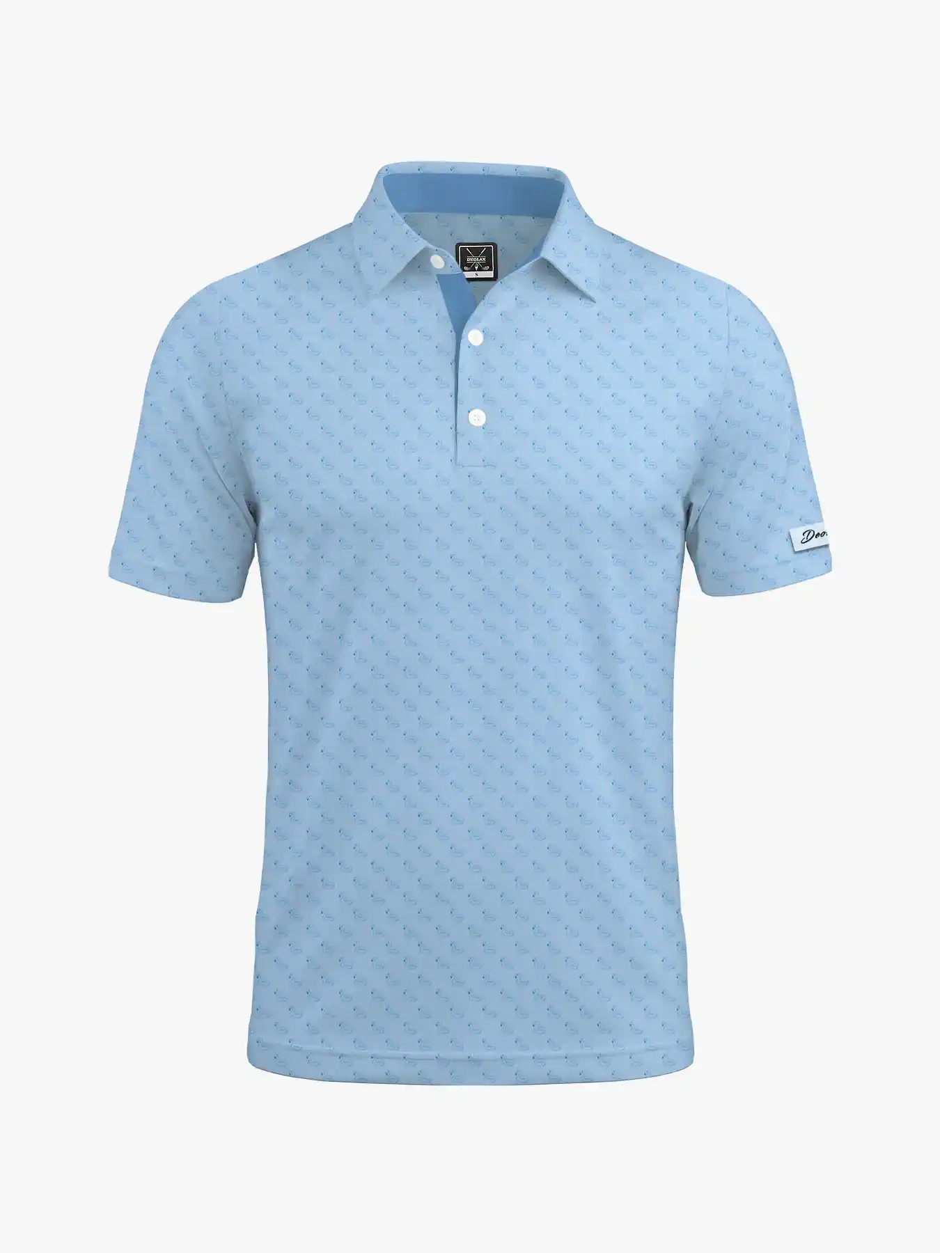 The Flamingo Blue Polo - Deolax
