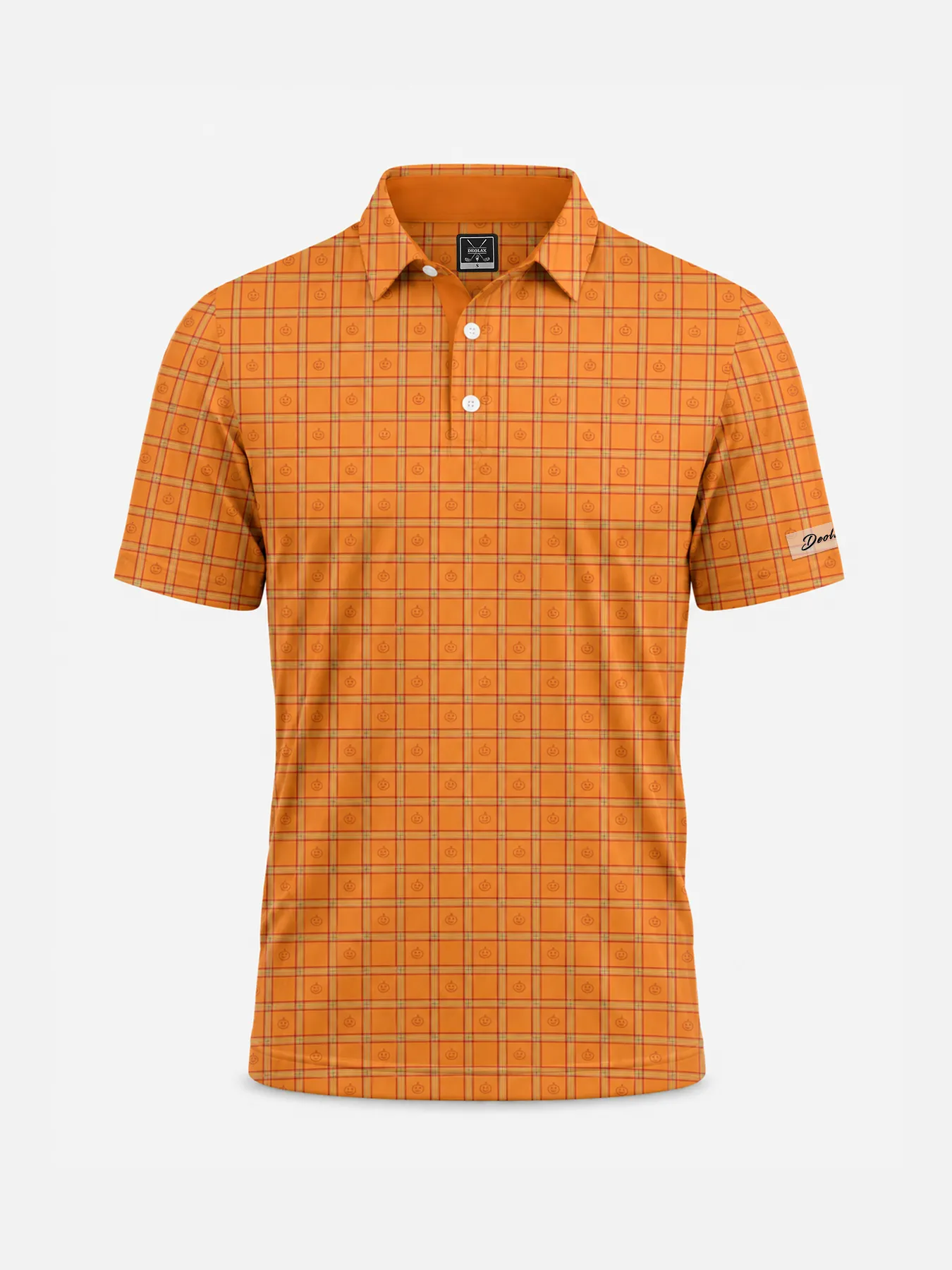 The Great Pumpkin Tartan Polo
